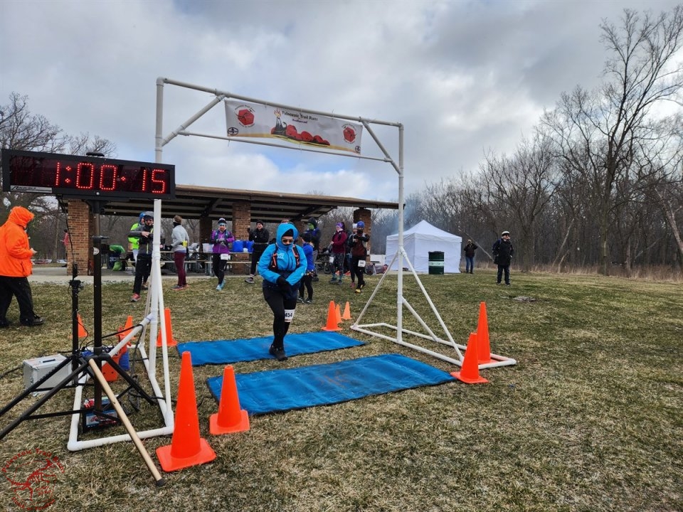 Paleozoic Trail Runs - Pioneer Woods Start of 25-Km