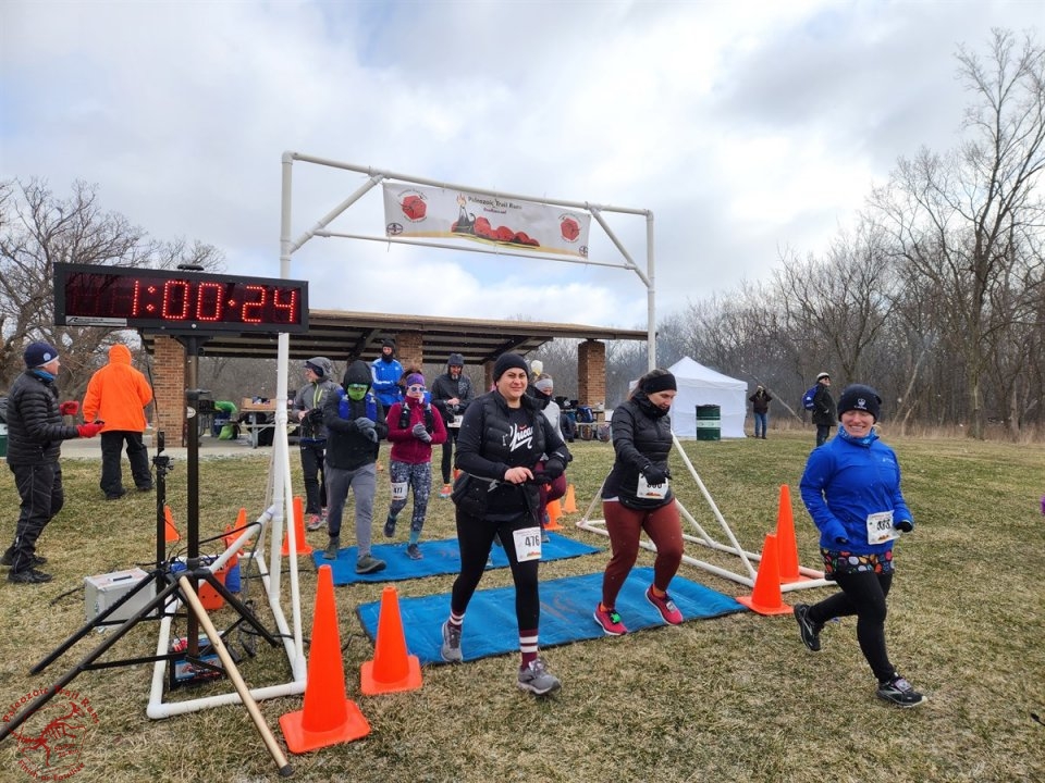 Paleozoic Trail Runs - Pioneer Woods Start of 25-Km