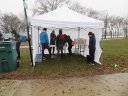 Chicago Lakefront Ultras 50K, 20.7-Mile Buildup Run, Half Marathon :: Start/Finish Area