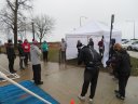 Chicago Lakefront Ultras 50K, 20.7-Mile Buildup Run, Half Marathon :: Start/Finish Area