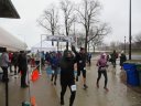 Chicago Lakefront Ultras 50K, 20.7-Mile Buildup Run, Half Marathon :: Start/Finish Area