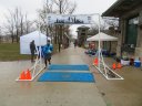 Chicago Lakefront Ultras 50K, 20.7-Mile Buildup Run, Half Marathon :: Start/Finish Area