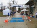 Chicago Lakefront Ultras 50K, 20.7-Mile Buildup Run, Half Marathon :: Start/Finish Area