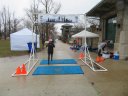 Chicago Lakefront Ultras 50K, 20.7-Mile Buildup Run, Half Marathon :: Start/Finish Area