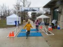 Chicago Lakefront Ultras 50K, 20.7-Mile Buildup Run, Half Marathon :: Start/Finish Area