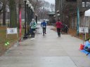 Chicago Lakefront Ultras 50K, 20.7-Mile Buildup Run, Half Marathon :: Start/Finish Area