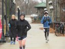 Chicago Lakefront Ultras 50K, 20.7-Mile Buildup Run, Half Marathon :: Start/Finish Area
