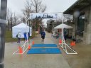 Chicago Lakefront Ultras 50K, 20.7-Mile Buildup Run, Half Marathon :: Start/Finish Area