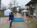 Chicago Lakefront Ultras 50K, 20.7-Mile Buildup Run, Half Marathon :: Start/Finish Area
