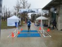 Chicago Lakefront Ultras 50K, 20.7-Mile Buildup Run, Half Marathon :: Start/Finish Area
