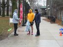 Chicago Lakefront Ultras 50K, 20.7-Mile Buildup Run, Half Marathon :: Start/Finish Area