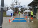 Chicago Lakefront Ultras 50K, 20.7-Mile Buildup Run, Half Marathon :: Start/Finish Area