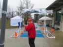 Chicago Lakefront Ultras 50K, 20.7-Mile Buildup Run, Half Marathon :: Start/Finish Area