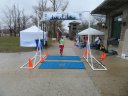 Chicago Lakefront Ultras 50K, 20.7-Mile Buildup Run, Half Marathon :: Start/Finish Area