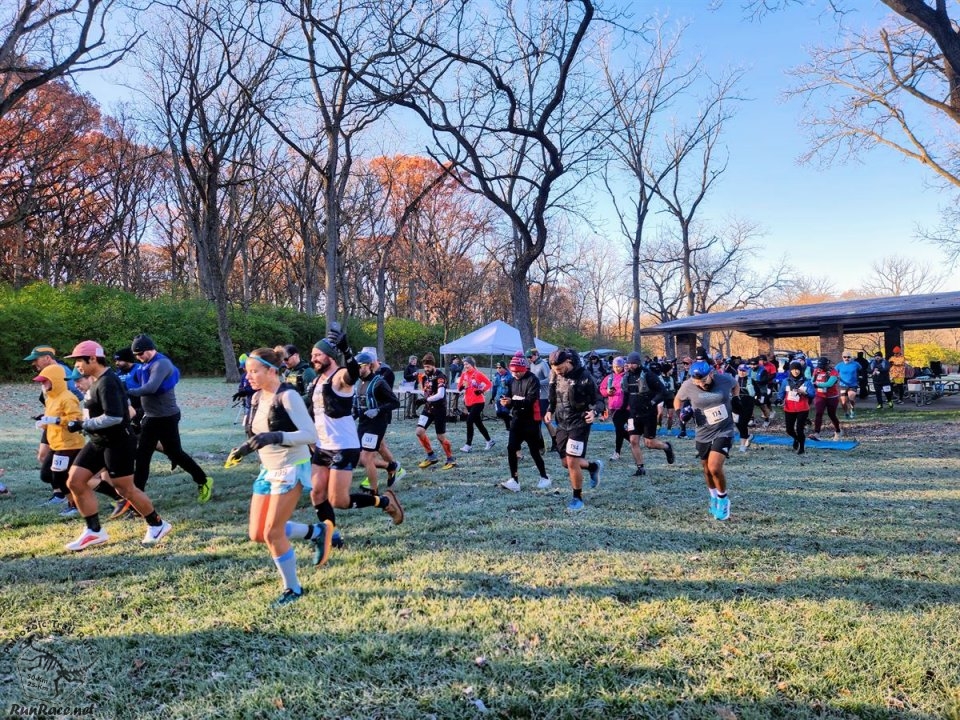 Action at Palos Park Woods North Start/Finish Area : Michelle's Phone...