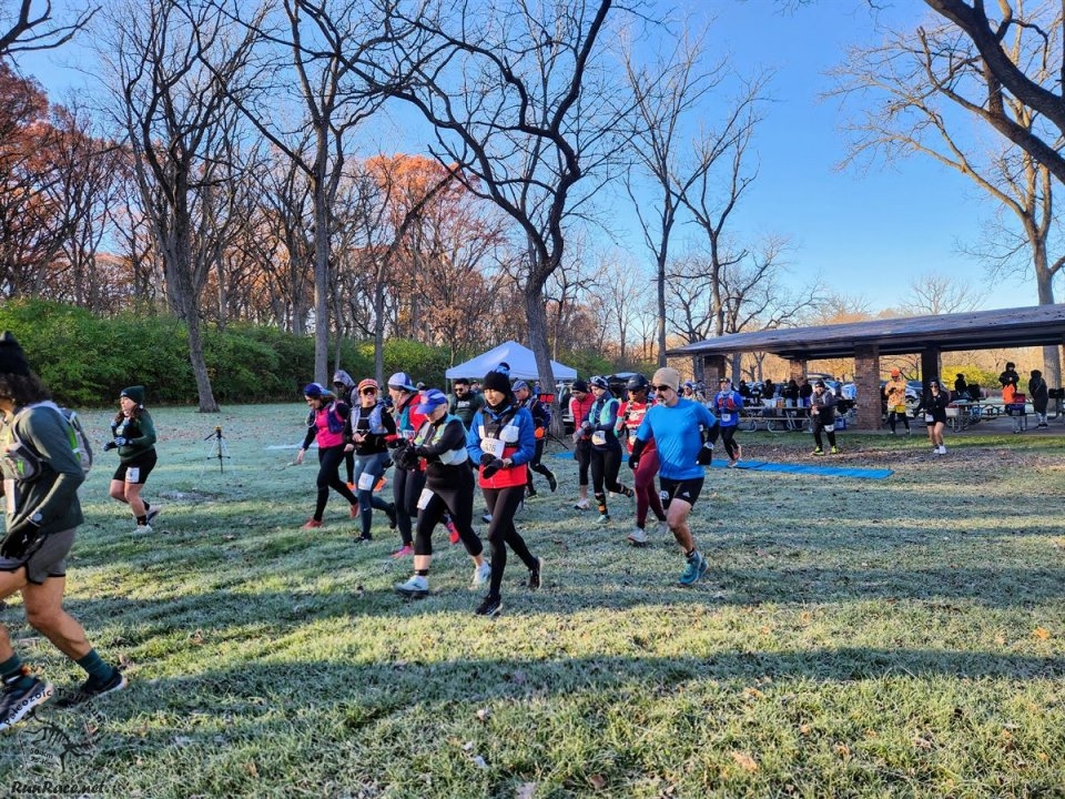 Action at Palos Park Woods North Start/Finish Area : Michelle's Phone...