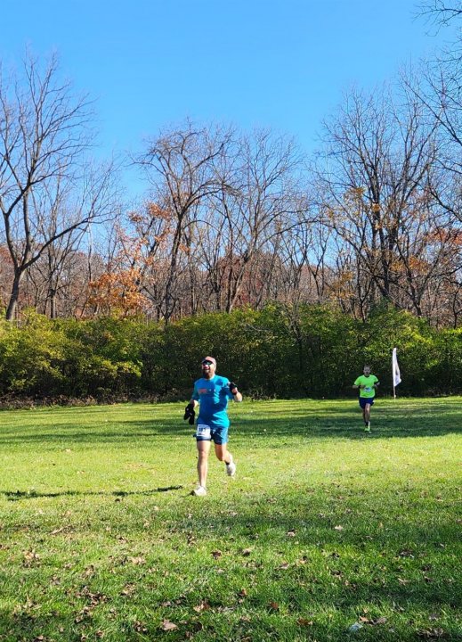 Action at Palos Park Woods North Start/Finish Area : Michelle's Phone...