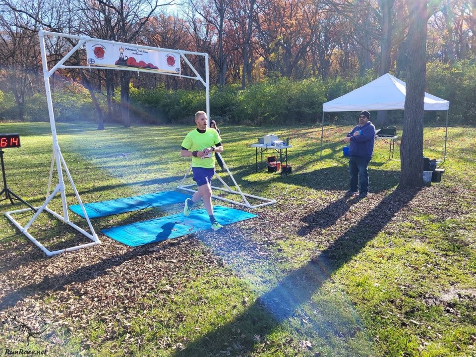 Action at Palos Park Woods North Start/Finish Area...