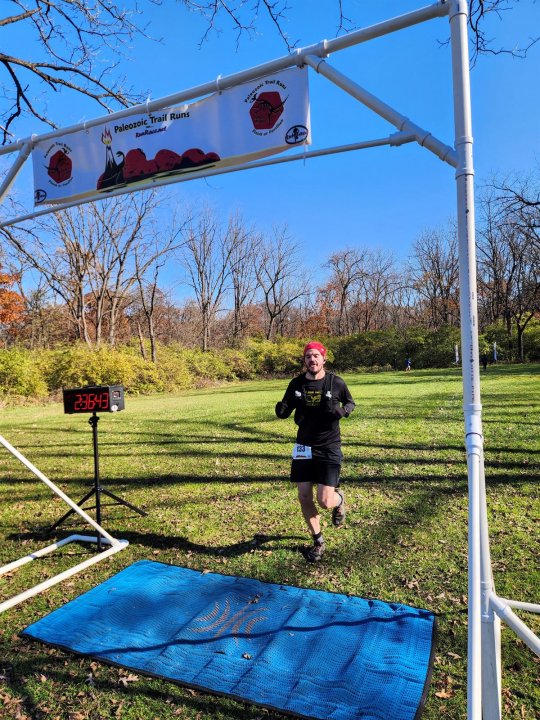 Action at Palos Park Woods North Start/Finish Area : Michelle's Phone...