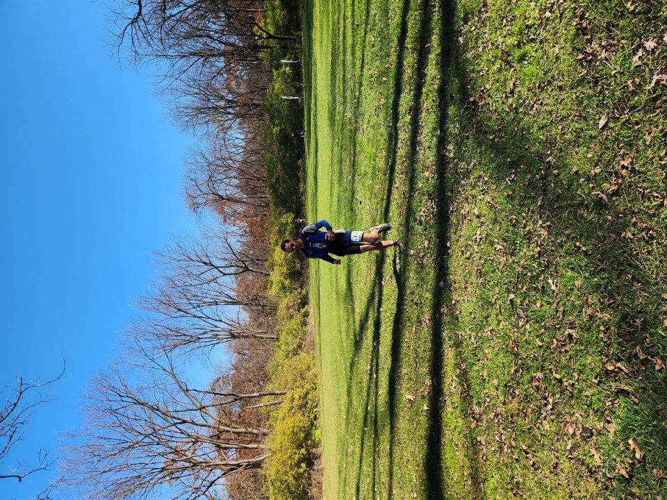 Action at Palos Park Woods North Start/Finish Area : Michelle's Phone...