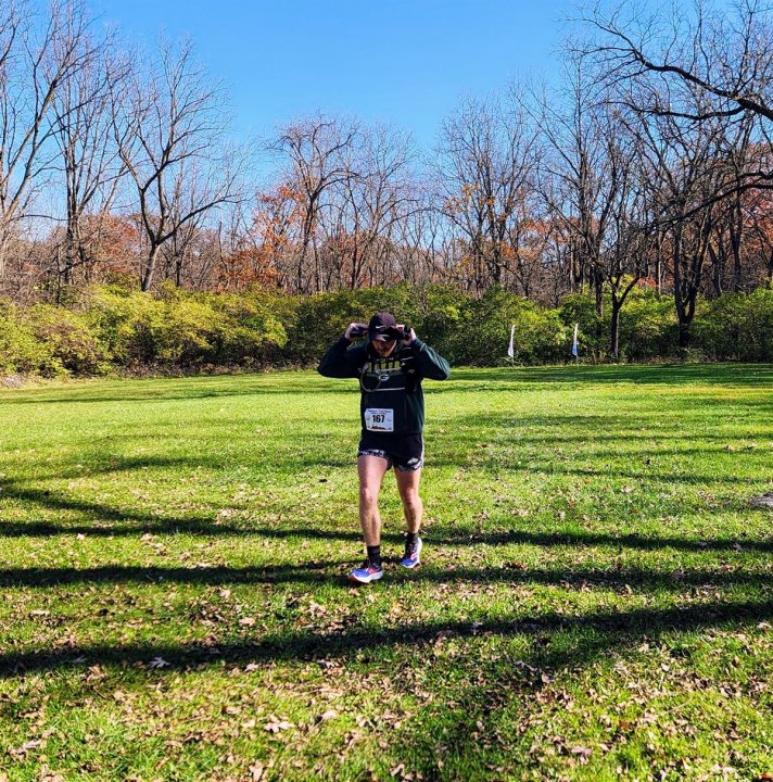 Action at Palos Park Woods North Start/Finish Area : Michelle's Phone...