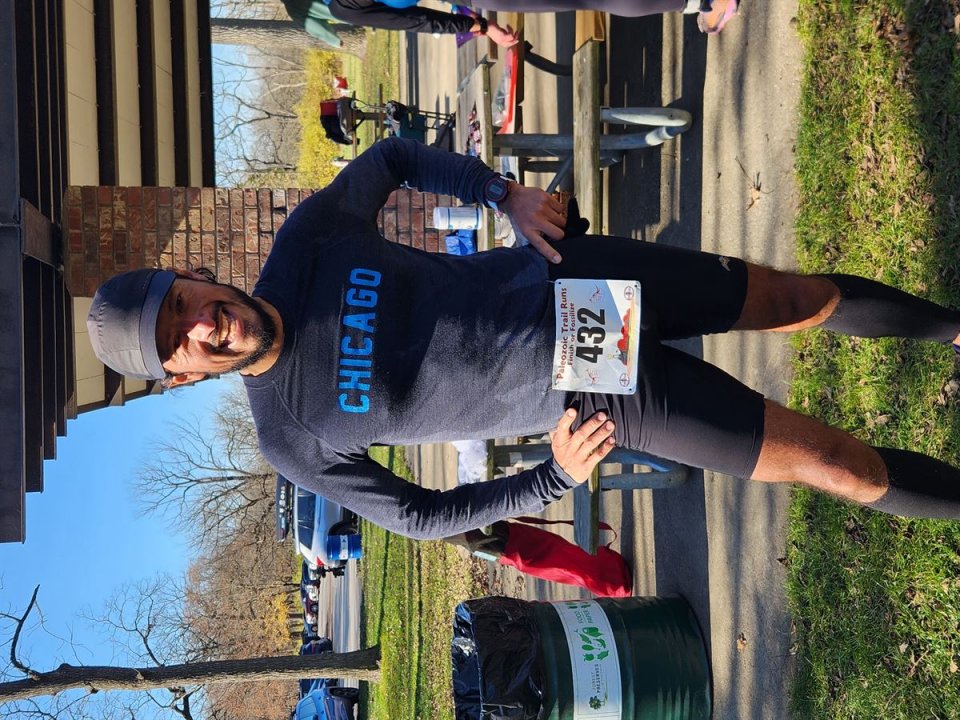 Action at Palos Park Woods North Start/Finish Area : Michelle's Phone...