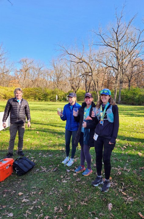 Action at Palos Park Woods North Start/Finish Area : Michelle's Phone...
