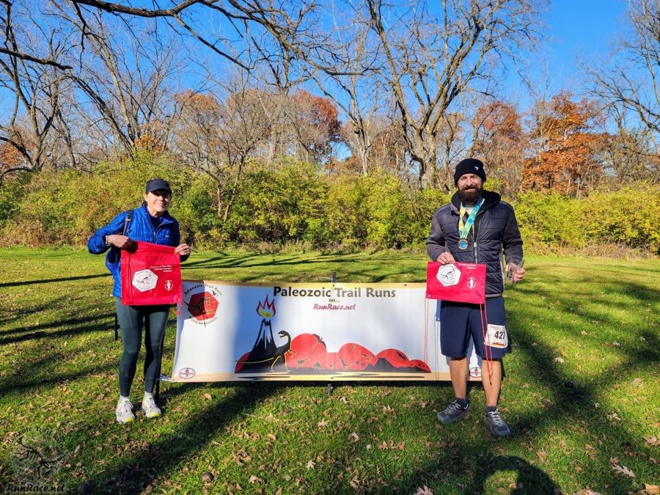 Action at Palos Park Woods North Start/Finish Area : Michelle's Phone...