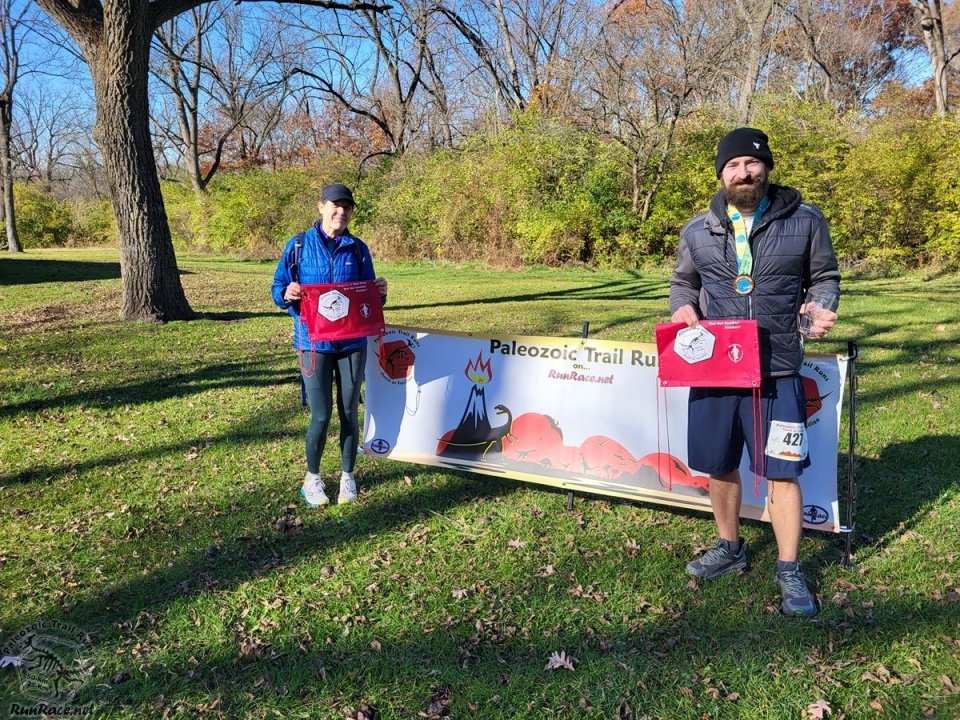 Action at Palos Park Woods North Start/Finish Area...