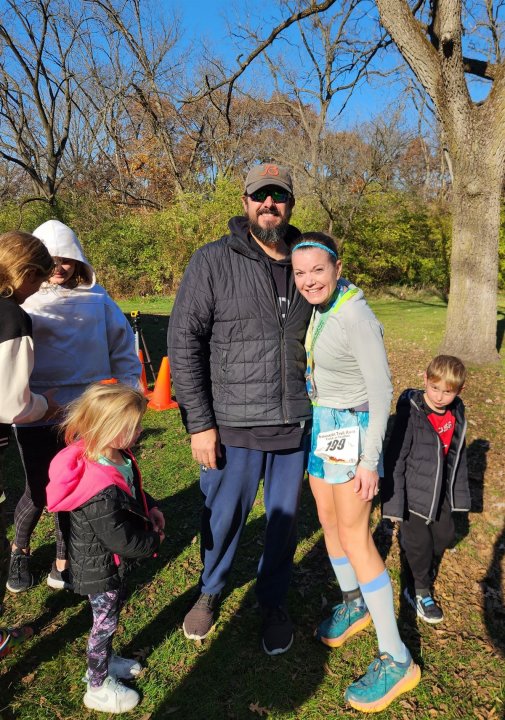 Action at Palos Park Woods North Start/Finish Area : Michelle's Phone...