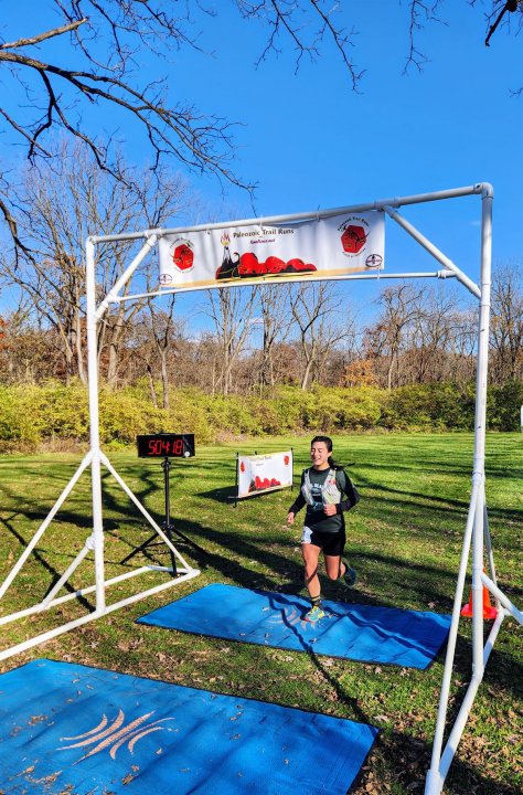 Action at Palos Park Woods North Start/Finish Area : Michelle's Phone...