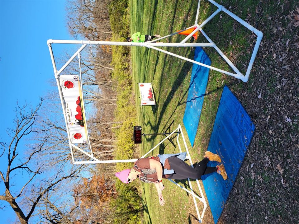 Action at Palos Park Woods North Start/Finish Area...