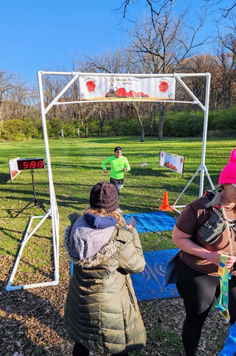 Action at Palos Park Woods North Start/Finish Area : Michelle's Phone...
