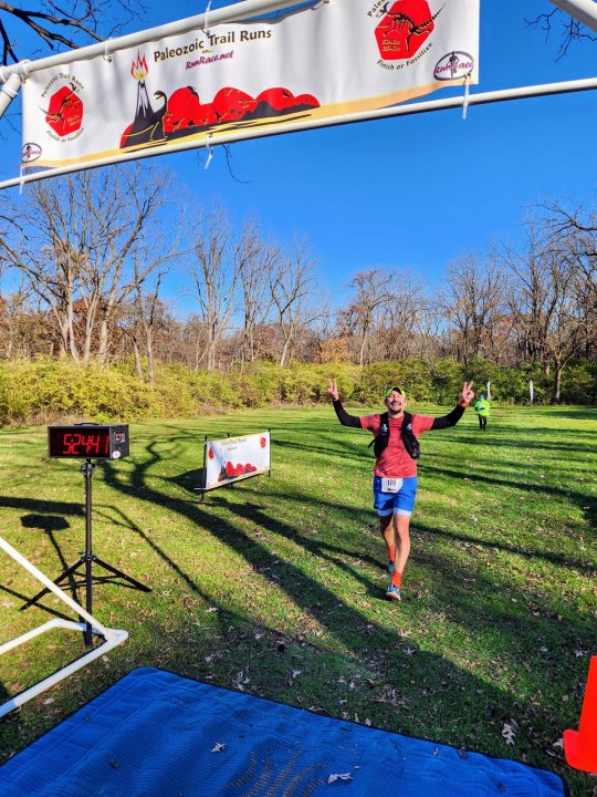 Action at Palos Park Woods North Start/Finish Area : Michelle's Phone...