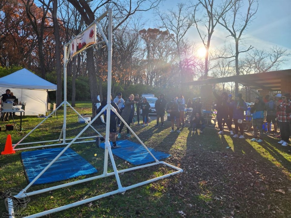 Action at Palos Park Woods North Start/Finish Area : Michelle's Phone...