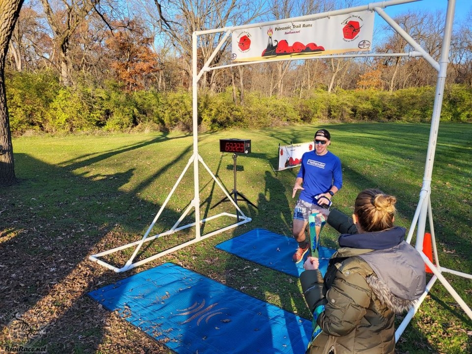 Action at Palos Park Woods North Start/Finish Area...