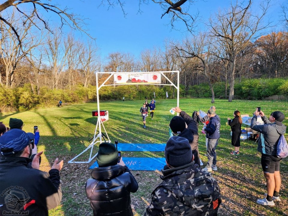 Action at Palos Park Woods North Start/Finish Area : Michelle's Phone...
