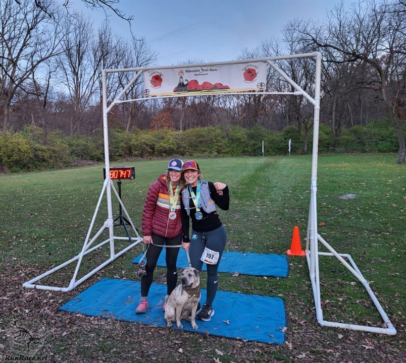 Action at Palos Park Woods North Start/Finish Area...