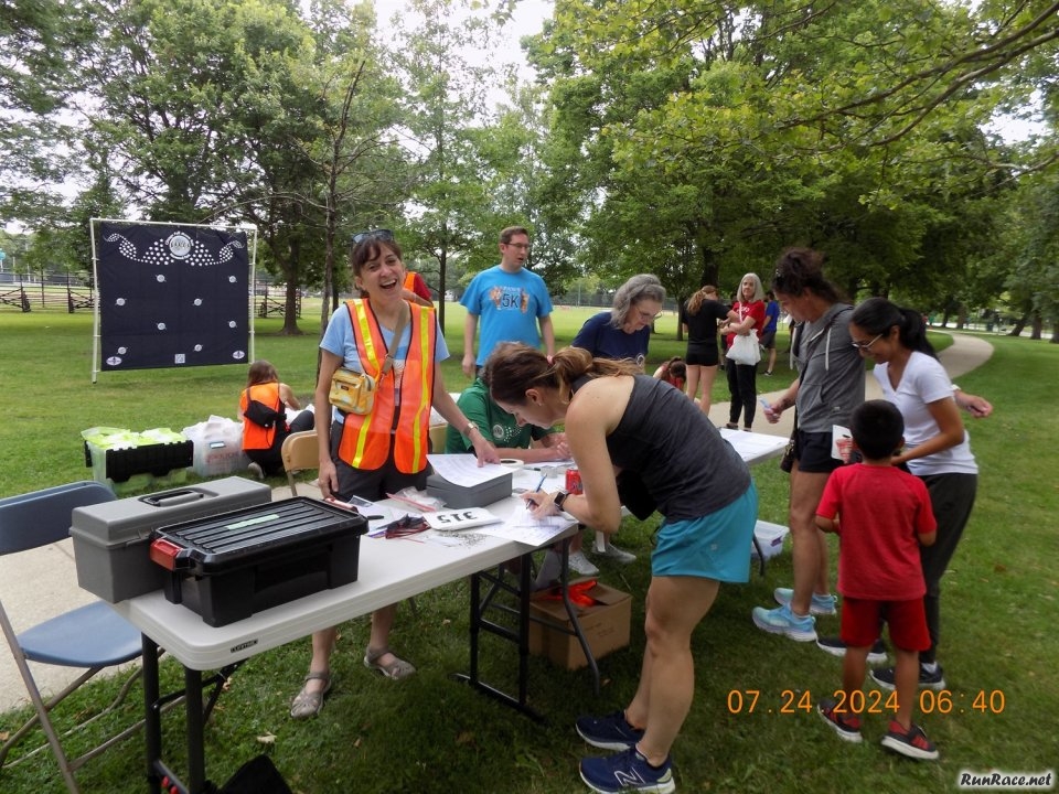 Pre-race Gathering in Norwood Park