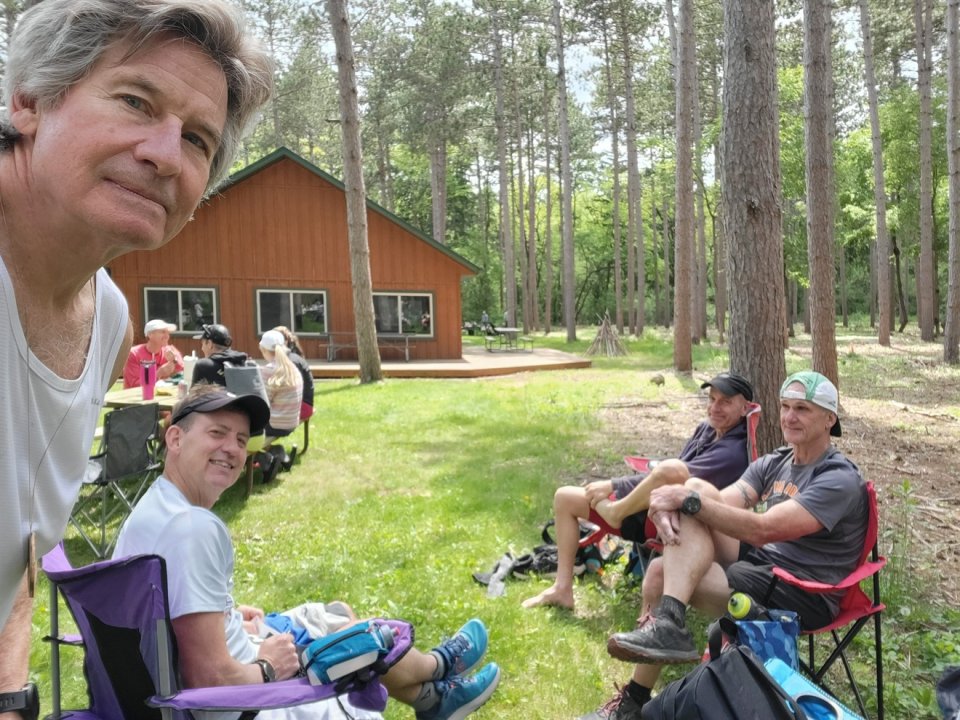 Bunk House Trail Runs Finish Area - Scuppernong Trailhead Bunk House Trail Runs Finish Area - Scuppernong Trailhead