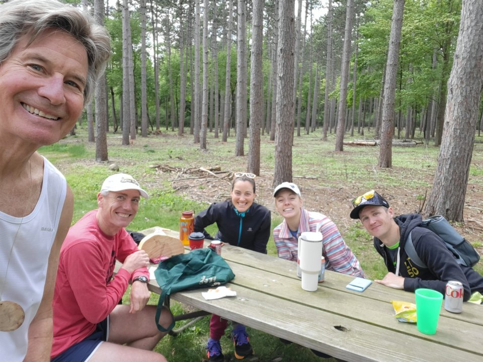 Bunk House Trail Runs Finish Area - Scuppernong Trailhead Bunk House Trail Runs Finish Area - Scuppernong Trailhead