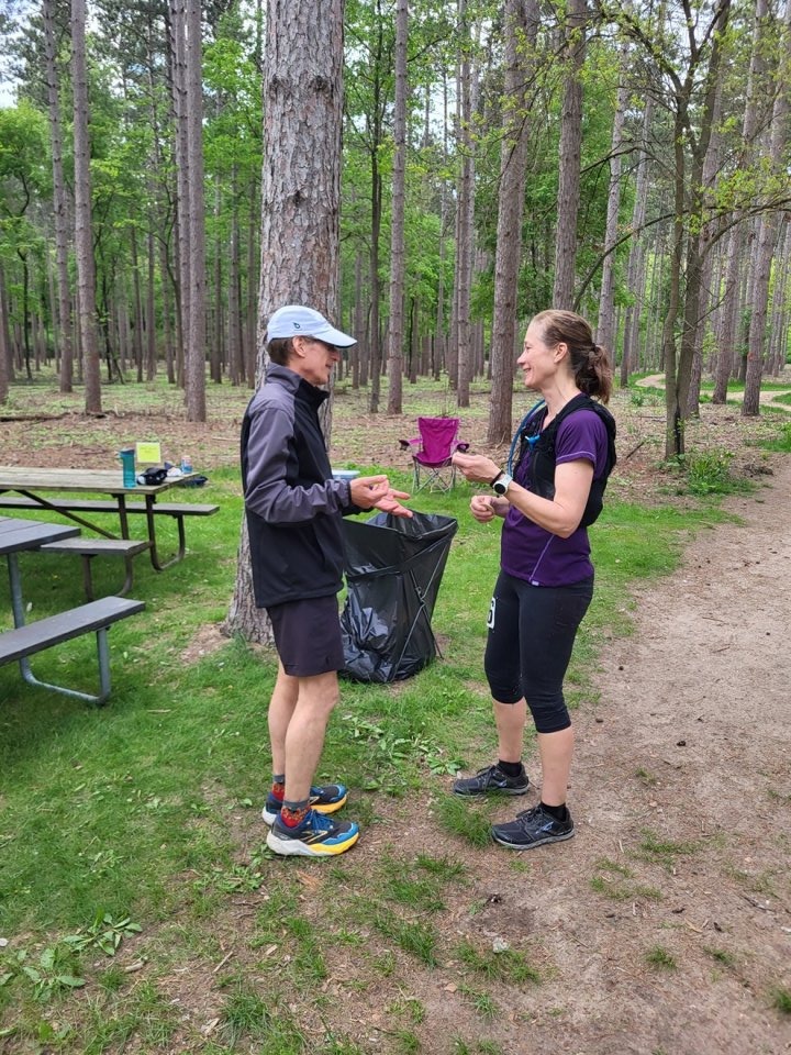Bunk House Trail Runs Finish Area - Scuppernong Trailhead Bunk House Trail Runs Finish Area - Scuppernong Trailhead