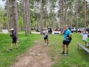 Bunk House Trail Runs Finish Area - Scuppernong Trailhead
