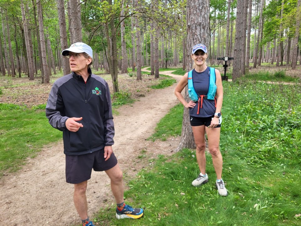 Bunk House Trail Runs Finish Area - Scuppernong Trailhead